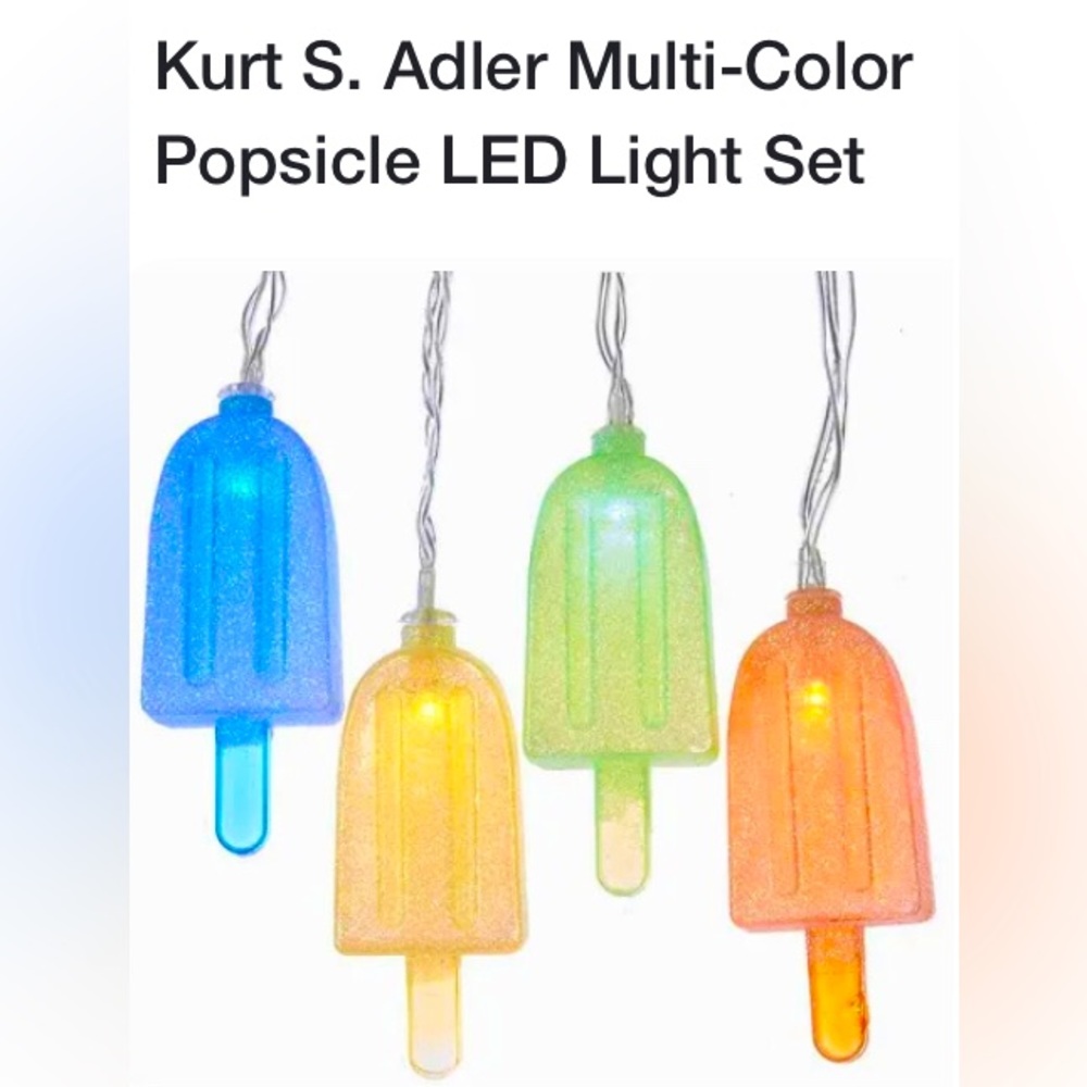 SOLD-☀️Brand NEW -never used. Popsicle lights!!
